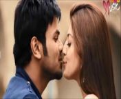 Pranitha hot lip kiss and boob show from father lip kiss daughter