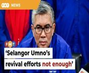 The former Selangor Umno treasurer says the outcomes of the previous state election should have served as an ‘eye-opener’ for the party’s state chapter.&#60;br/&#62;&#60;br/&#62;Read More: https://www.freemalaysiatoday.com/category/nation/2024/04/06/tengku-zafrul-slams-selangor-umnos-revival-efforts-post-election/&#60;br/&#62;&#60;br/&#62;Laporan Lanjut: https://www.freemalaysiatoday.com/category/bahasa/tempatan/2024/04/06/kalah-teruk-tapi-umno-selangor-belum-celik-mata-kata-tengku-zafrul/&#60;br/&#62;&#60;br/&#62;Free Malaysia Today is an independent, bi-lingual news portal with a focus on Malaysian current affairs.&#60;br/&#62;&#60;br/&#62;Subscribe to our channel - http://bit.ly/2Qo08ry&#60;br/&#62;------------------------------------------------------------------------------------------------------------------------------------------------------&#60;br/&#62;Check us out at https://www.freemalaysiatoday.com&#60;br/&#62;Follow FMT on Facebook: https://bit.ly/49JJoo5&#60;br/&#62;Follow FMT on Dailymotion: https://bit.ly/2WGITHM&#60;br/&#62;Follow FMT on X: https://bit.ly/48zARSW &#60;br/&#62;Follow FMT on Instagram: https://bit.ly/48Cq76h&#60;br/&#62;Follow FMT on TikTok : https://bit.ly/3uKuQFp&#60;br/&#62;Follow FMT Berita on TikTok: https://bit.ly/48vpnQG &#60;br/&#62;Follow FMT Telegram - https://bit.ly/42VyzMX&#60;br/&#62;Follow FMT LinkedIn - https://bit.ly/42YytEb&#60;br/&#62;Follow FMT Lifestyle on Instagram: https://bit.ly/42WrsUj&#60;br/&#62;Follow FMT on WhatsApp: https://bit.ly/49GMbxW &#60;br/&#62;------------------------------------------------------------------------------------------------------------------------------------------------------&#60;br/&#62;Download FMT News App:&#60;br/&#62;Google Play – http://bit.ly/2YSuV46&#60;br/&#62;App Store – https://apple.co/2HNH7gZ&#60;br/&#62;Huawei AppGallery - https://bit.ly/2D2OpNP&#60;br/&#62;&#60;br/&#62;#FMTNews #TengkuZafrulAziz #Umno