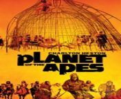 Planet of the Apes is a 1968 American science fiction film directed by Franklin J. Schaffner from a screenplay by Michael Wilson and Rod Serling, loosely based on the 1963 novel by Pierre Boulle. The film stars Charlton Heston, Roddy McDowall, Kim Hunter, Maurice Evans, James Whitmore, James Daly, and Linda Harrison. In the film, an astronaut crew crash-lands on a strange planet in the distant future. Although the planet appears desolate at first, the surviving crew members stumble upon a society in which apes have evolved into creatures with human-like intelligence and speech. The apes have assumed the role of the dominant species and humans are mute creatures wearing animal skins.