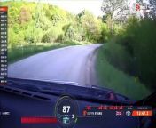WRC Croatia 2024 SS08 Neuville vs Evans Equality Overall 1ST from 1st com