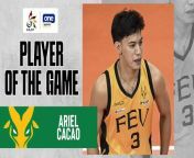 UAAP Player of the Game Highlights: Ariel Cacao creates sweet win for FEU against UP from how to create a website like facebook for free 2014