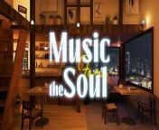 Gentle Rain Sound & Sweet Jazz Music in Cozy Coffee Shop Ambience for Relax, Sleep and Work from hino instrumental para