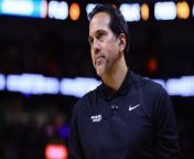Erik Spoelstra Discusses Challenges with Joel Embiid from lola miami