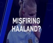 Erling Haaland has come under a lot of criticism for his lack of output this season for the treble winners