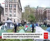 BREAKING NEWS_ NYPD Officers Respond To Massive Pro-Palestinian Protest At Columbia University