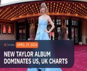 Pop megastar Taylor Swift sells 2.61 million albums and streaming units of The Tortured Poets Department during its first week of release in the US. &#60;br/&#62;&#60;br/&#62;Full story: https://www.rappler.com/entertainment/music/taylor-swift-the-tortured-poets-department-dominates-united-states-sales-billboard-charts/&#60;br/&#62;