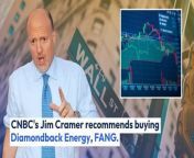 Cramer says The Progressive Corporation is better than The Travelers Companies.&#60;br/&#62;&#60;br/&#62;Jim Cramer recommends buying Diamondback Energy.