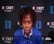 Duke freshman guard DJ Steward discusses Tuesday&#39;s Champions Classic game against Michigan State as well as getting recruited by the Spartans