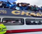 There was a party on the streets of Stockport as County fans celebrated their League Two title triumph with a champions parade.