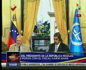 In Venezuela, President Nicolas Maduro Moros held a meeting with prosecutor of the ICC, Karim Khan. &#60;br/&#62;teleSUR&#60;br/&#62;&#60;br/&#62;Visit our website: https://www.telesurenglish.net/ Watch our videos here: https://videos.telesurenglish.net/en