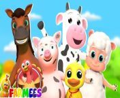 Old Macdonald Had a Farm by Farmees is a nursery rhymes channel for kindergarten children. These kids songs are great for learning alphabets, numbers, shapes, colors and lot more. We are a one stop shop for your children to learn nursery rhymes.&#60;br/&#62;.&#60;br/&#62;.&#60;br/&#62;.&#60;br/&#62;.&#60;br/&#62;#oldmacdonaldhadafarm #nurseryrhymes #kidsmusic #animals #babysongs #singalong #cartoon
