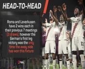Can Roma pull of a shock result to deny Bayer Leverkusen a historic 49th unbeaten game and reach the final?