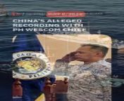 The word war between the Philippines and China intensifies as Chinese officials tell Bloomberg News it ‘may soon’ release a phone call with Western Command Commander Alberto Carlos about a supposed agreement to ease tensions in Ayungin Shoal.&#60;br/&#62;&#60;br/&#62;Full story: https://www.rappler.com/philippines/china-claim-audio-recording-new-deal-arrangement-ayungin-shoal-west-commander/
