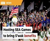 Geoffrey Williams says the initiative represents a declaration of the state’s ambition to enhance its reputation as a developing region.&#60;br/&#62;&#60;br/&#62;Read More: &#60;br/&#62;https://www.freemalaysiatoday.com/category/nation/2024/05/10/sarawak-can-benefit-from-hosting-2027-sea-games-say-economists/&#60;br/&#62;&#60;br/&#62;Laporan Lanjut: &#60;br/&#62;https://www.freemalaysiatoday.com/category/bahasa/tempatan/2024/05/10/sarawak-boleh-dapat-manfaat-anjur-sukan-sea-2027-kata-pakar-ekonomi/&#60;br/&#62;&#60;br/&#62;Free Malaysia Today is an independent, bi-lingual news portal with a focus on Malaysian current affairs.&#60;br/&#62;&#60;br/&#62;Subscribe to our channel - http://bit.ly/2Qo08ry&#60;br/&#62;------------------------------------------------------------------------------------------------------------------------------------------------------&#60;br/&#62;Check us out at https://www.freemalaysiatoday.com&#60;br/&#62;Follow FMT on Facebook: https://bit.ly/49JJoo5&#60;br/&#62;Follow FMT on Dailymotion: https://bit.ly/2WGITHM&#60;br/&#62;Follow FMT on X: https://bit.ly/48zARSW &#60;br/&#62;Follow FMT on Instagram: https://bit.ly/48Cq76h&#60;br/&#62;Follow FMT on TikTok : https://bit.ly/3uKuQFp&#60;br/&#62;Follow FMT Berita on TikTok: https://bit.ly/48vpnQG &#60;br/&#62;Follow FMT Telegram - https://bit.ly/42VyzMX&#60;br/&#62;Follow FMT LinkedIn - https://bit.ly/42YytEb&#60;br/&#62;Follow FMT Lifestyle on Instagram: https://bit.ly/42WrsUj&#60;br/&#62;Follow FMT on WhatsApp: https://bit.ly/49GMbxW &#60;br/&#62;------------------------------------------------------------------------------------------------------------------------------------------------------&#60;br/&#62;Download FMT News App:&#60;br/&#62;Google Play – http://bit.ly/2YSuV46&#60;br/&#62;App Store – https://apple.co/2HNH7gZ&#60;br/&#62;Huawei AppGallery - https://bit.ly/2D2OpNP&#60;br/&#62;&#60;br/&#62;#FMTNews #Sarawak #Hosting #2027SEAGames
