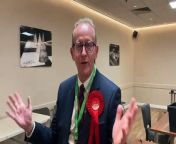 Barnsley Council leader Steve Houghton CBE has been re-elected.&#60;br/&#62;&#60;br/&#62;This is what he said to Chloe Aslett after winning...