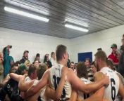 Watch as undefeated Allansford sing the song after its round five win against Panmure at Mack Oval.