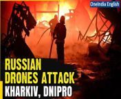 Russian forces carried out an overnight drone attack on Ukraine&#39;s Kharkiv and Dnipro regions, causing injuries to at least six individuals and causing damage to critical infrastructure, as well as commercial and residential buildings, according to regional officials on Saturday. The Ukrainian Air Force reported that Russian forces deployed 13 Shahed drones targeting these regions in the northeast and centre of the country. The air defence units successfully intercepted and downed all the drones, as confirmed by the air force commander. However, debris from the downed drones struck civilian targets in Kharkiv, resulting in injuries to four people and igniting a fire in an office building, as stated by the regional governor.&#60;br/&#62; &#60;br/&#62;#RussiaUkraineWar #KharkivAttack #DniproAttack #DroneStrike #ATACMSMissiles #MilitaryConflict #SecurityThreat #RegionalTensions #InternationalRelations #WarZone #Kharkiv #Dnipro #RussianAggression #UkrainianDefense #CrossBorderConflict&#60;br/&#62;~PR.152~ED.103~GR.122~HT.96~