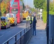 A man was arrested after a &#39;serious incident&#39; near Hainault Tube station.Source: X (credit declined)