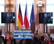 European Union figures have lent their support to Ukraine joining the bloc as the Czech Republic commemorates 20 years of European Union Member State status with an event at Prague Castle in the capital. Key figures say that the continent will not be &#92;