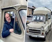 A fuming dad has been banned from parking his vintage motorhome on his own driveway – after council bosses said it was &#92;