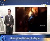 Nineteen people are dead and 30 injured after a highway in China&#39;s Guangdong province collapsed early Wednesday morning.