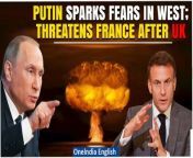 NATO&#39;s actions provoke Putin amidst Ukraine conflict. Russia issues stark warnings to France, threatening retaliation against French troops in Ukraine. Moscow criticizes Paris for involvement in proxy war and cautions UK about consequences of supporting Ukrainian attacks. Western powers&#39; saber-rattling risks escalation, with Russia warning against nuclear threats. Many urge allies to avoid provoking Russia amid rising tensions. &#60;br/&#62; &#60;br/&#62;#NATO #Putin #Ukrainewar #RussiaFrance #VladimirPutin #EmmanuelMacron #NATOnews #Worldnews #Oneindia #Oneindianews &#60;br/&#62;~PR.320~HT.318~ED.155~GR.123~