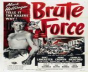 Brute Force HD (1947) Best of Old Movies&#60;br/&#62;At overcrowded Westgate Penitentiary, where violence and fear are the norm and the warden has less power than guards and leading prisoners, the least contented prisoner is tough, single-minded Joe Collins. Most of all, Joe hates chief guard Captain Munsey, a petty dictator who glories in absolute power. After one infraction too many, Joe and his cell-mates are put on the dreaded drain pipe detail; prompting an escape scheme that has every chance of turning into a bloodbath.