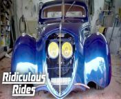 DORSET, in the Southwest of England, is home to a stunning vehicle with a dark, unexpected past. Andy Saunders, a car fanatic who has bought and rebuilt 58 vehicles, has transformed a 70-year old Peugeot into an art-deco masterpiece.