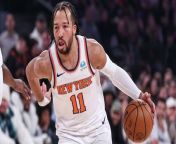 Jalen Brunson Shines in Knicks' Controversial Win Over Pacers from comedy central screenbug