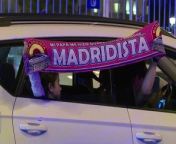 Los Blancos fans took to the streets of Madrid to celebrate the club&#39;s record-extending 36th LaLiga title