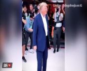Trump joins the stars present at the Miami GP from gp eh dance