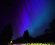 Video, by Eddie Mitchell, shows breathtaking aurora borealis light up sky above Worthing