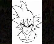 Drawing Son Goku Dragon Ball Z