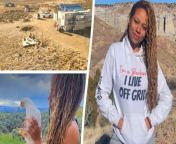 A family swapped city life to live off-grid in the desert by buying five acres of land from Facebook Marketplace for &#36;7,500.&#60;br/&#62;&#60;br/&#62;Zani Sunshine, 43, grew up dreaming of living on a large plot of land.&#60;br/&#62;&#60;br/&#62;Her and her husband Yaseen, 43, a carpenter, didn’t want to be stuck in their home in Atlanta, Georgia when the pandemic hit.&#60;br/&#62;&#60;br/&#62;They made the quick decision to trade in their car for a truck to tow their trailer and travelled with Zani’s son, 11, until they found the perfect location.