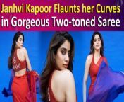 For the trailer launch of her film ‘Mr. &amp; Mrs. Mahi,’ Janhvi Kapoor made a striking choice with a saree that sported a blend of red and blue hues, adding a unique sporty twist to her look. The actress sparkled in her latest appearance, elegantly carrying off the two-toned saree with style.&#60;br/&#62;&#60;br/&#62;#janhvikapoor #rajkummarrao #msdhoni #mrmrsmahi #janhvikapoorfashion #fauxleather #reddress #entertainmentnews #bollywood #viral video #trending