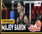 PVL: Majoy Baron gets back-to-back Player of the Game honors for PLDT from par roton album baron