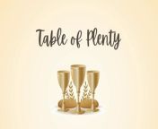 Table of Plenty | Lyric Video | Maundy Thursday from chanooranu song lyrics