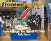 President William Ruto on Thursday officially launched the WRC Safari Rally Kenya. https://rb.gy/6ml7xf