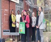 Green London mayoral candidate Zoë Garbett launches her campaign for City Hall
