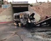 The terror continues! This Friday, armed men set fire to public transportation units in different parts of Baja California.
