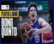 PBA Player of the Game Highlights: Bong Quinto powers Meralco's turnaround vs. Terrafirma from quinto et padang wikipedia
