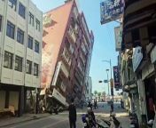 Taipei residents were rattled on Wednesday (April 3) morning, after a strong earthquake offshore Taiwan with a magnitude of 7.2 struck the island, knocking out power in several parts of the capital. - REUTERS