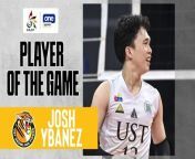 UAAP Player of the Game Highlights: Josh Ybañez shows MVP form for UST in Adamson beatdown from football player hall touch