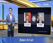 U.S. President Joe Biden and Chinese President Xi Jinping have discussed Taiwan in a phone call the White House has described as “candid.”