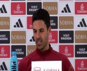 Arsenal boss Mikel Arteta feels his side have more belief when they face Manchester City than they had last season and spoke of his respect and love for Pep Guardiola&#60;br/&#62;London, UK